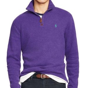 Men’s French Rib half zip pullover